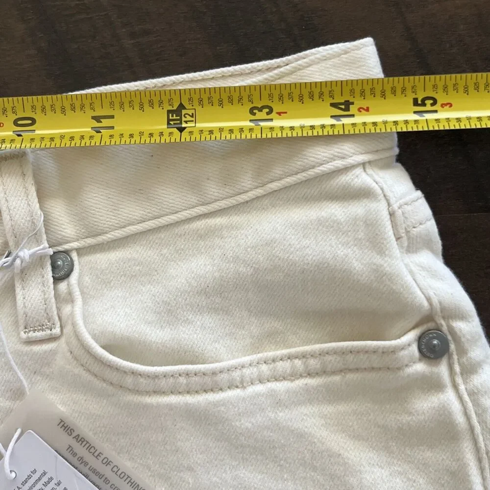 Outerknown OK‎ S.E.A. Jeans Fillmore Natural Boyfriend Shorts Size 26 NEW